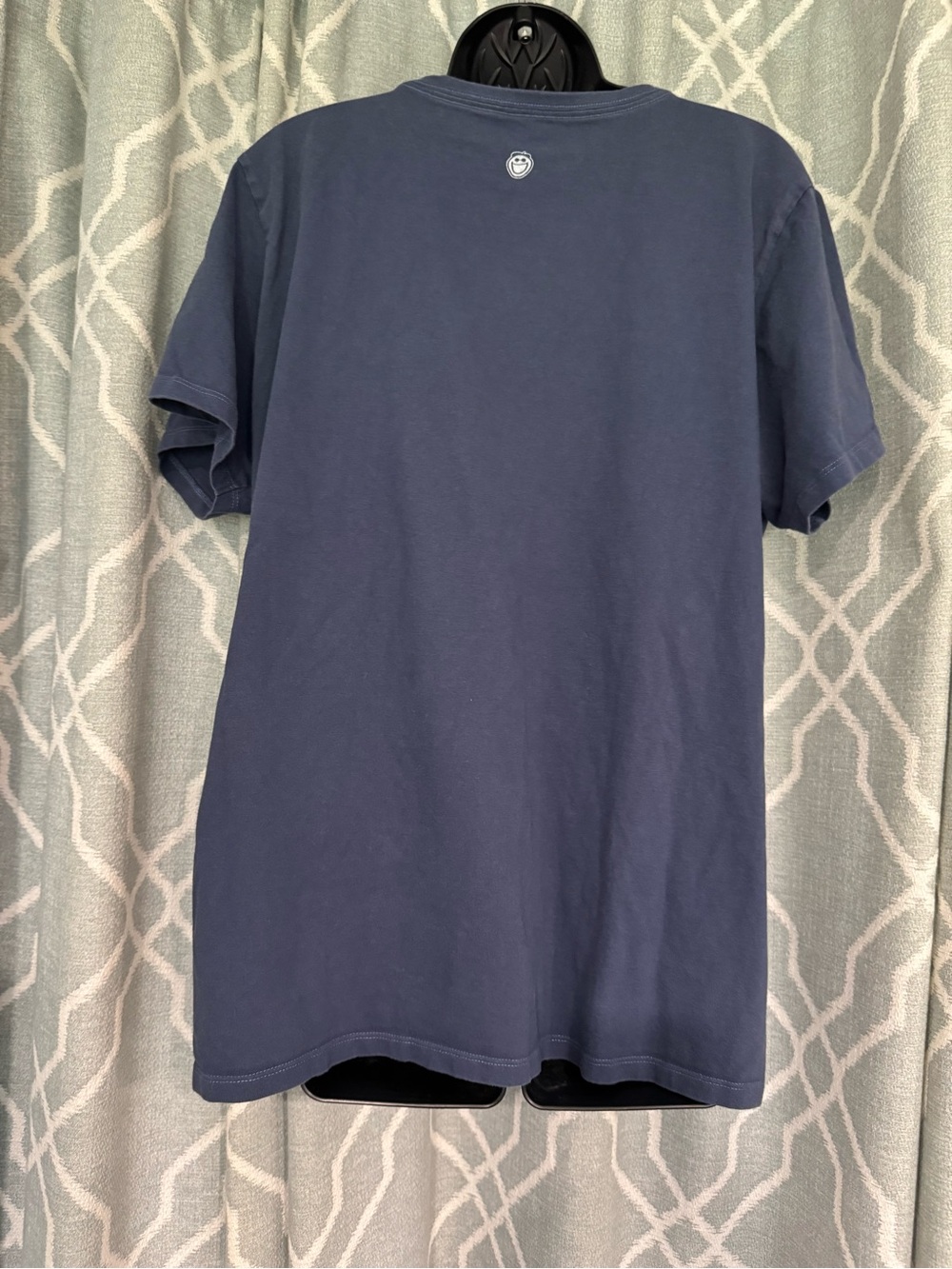 Life Is Good Navy Short Sleeve Tee with Yellow Dog Graphic - Picture 4 of 8